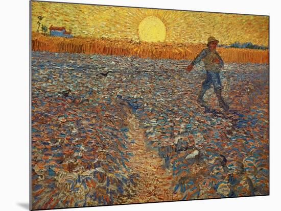 The Sower, c.1888-Vincent van Gogh-Mounted Giclee Print