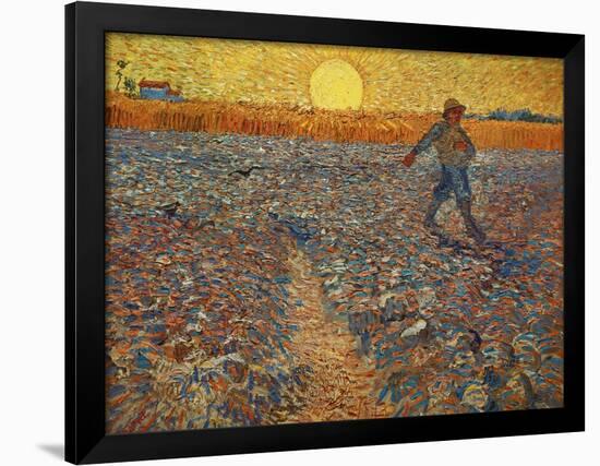 The Sower, c.1888-Vincent van Gogh-Framed Giclee Print