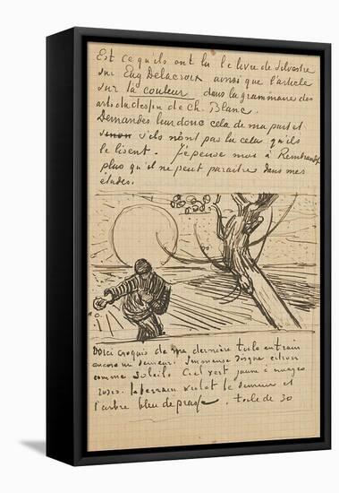 The Sower, Letter to Theo from Arles, C. 25 November 1888-Vincent van Gogh-Framed Stretched Canvas