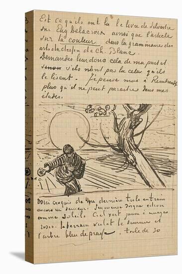 The Sower, Letter to Theo from Arles, C. 25 November 1888-Vincent van Gogh-Stretched Canvas