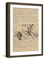 The Sower, Letter to Theo from Arles, C. 25 November 1888-Vincent van Gogh-Framed Giclee Print