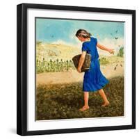 The Sower of the Seed-Clive Uptton-Framed Giclee Print