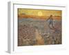 The sower. Oil on canvas.-Vincent van Gogh-Framed Giclee Print