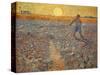 The sower. Oil on canvas.-Vincent van Gogh-Stretched Canvas