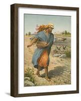 The Sower Sowing the Seed-English School-Framed Giclee Print