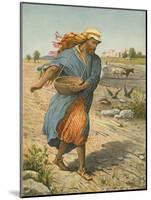 The Sower Sowing the Seed-English School-Mounted Giclee Print