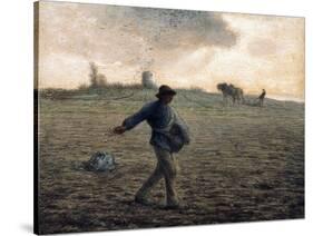 The Sower-Jean-François Millet-Stretched Canvas