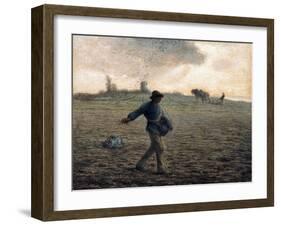 The Sower-Jean-François Millet-Framed Giclee Print
