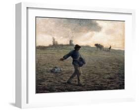 The Sower-Jean-François Millet-Framed Giclee Print