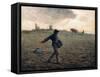 The Sower-Jean-François Millet-Framed Stretched Canvas