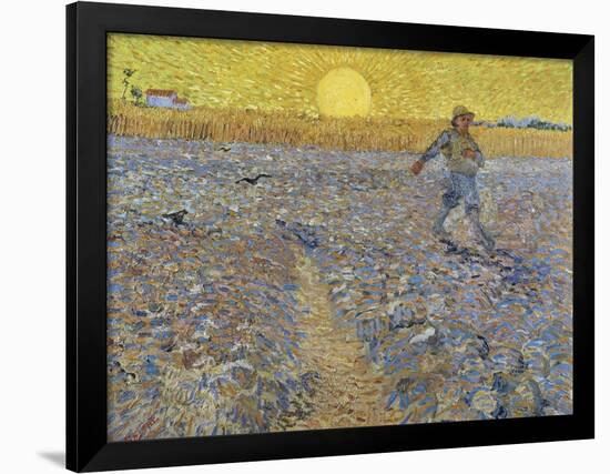 The Sower-Vincent van Gogh-Framed Giclee Print