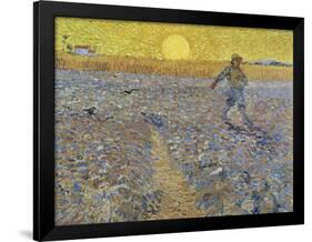 The Sower-Vincent van Gogh-Framed Giclee Print