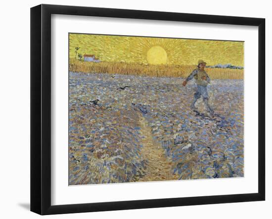 The Sower-Vincent van Gogh-Framed Giclee Print