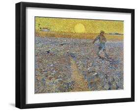 The Sower-Vincent van Gogh-Framed Giclee Print