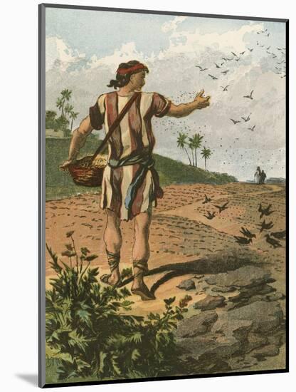 The Sower-English School-Mounted Giclee Print