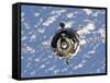 The Soyuz TMA-01M Spacecraft-Stocktrek Images-Framed Stretched Canvas