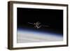 The Soyuz Tma-10M Above Earth's Limb-null-Framed Photographic Print