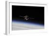 The Soyuz Tma-10M Above Earth's Limb-null-Framed Photographic Print