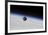 The Soyuz Tma-10M Spacecraft in Orbit Above Earth-null-Framed Photographic Print