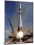 The Soyuz TMA-13 Spacecraft Launches from the Baikonur Cosmodrome in Kazakhstan-Stocktrek Images-Mounted Photographic Print