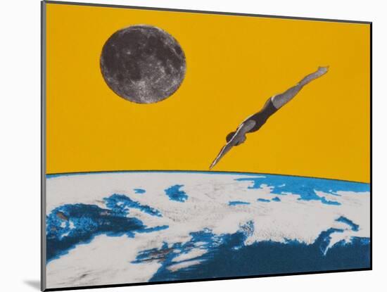 The space dive-Anne Storno-Mounted Giclee Print