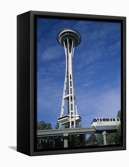 The Space Needle, Seattle, Washington State, USA-Geoff Renner-Framed Stretched Canvas