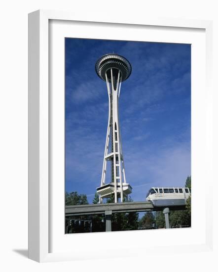 The Space Needle, Seattle, Washington State, USA-Geoff Renner-Framed Photographic Print