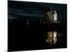 The Space Shuttle Atlantis is Reflected in a Pond on Pad 39B-null-Mounted Photographic Print