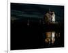 The Space Shuttle Atlantis is Reflected in a Pond on Pad 39B-null-Framed Photographic Print