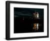 The Space Shuttle Atlantis is Reflected in a Pond on Pad 39B-null-Framed Photographic Print