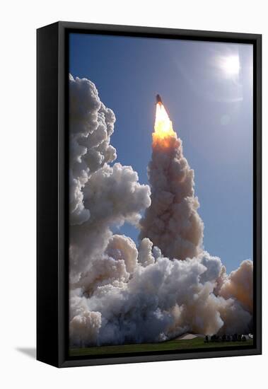 The Space Shuttle Columbia and Her Crew of Six Lifted Off from Pad 39B at 1:09 P.M.-null-Framed Stretched Canvas