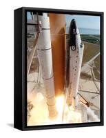 The Space Shuttle Columbia-null-Framed Stretched Canvas