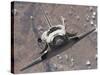 The Space Shuttle Discovery Approaches the International Space Station for Docking-Stocktrek Images-Stretched Canvas