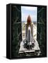 The Space Shuttle Discovery Begins Its Six Hour Trek from the Vehicle Assembly Building-null-Framed Stretched Canvas