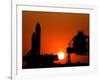 The Space Shuttle Discovery Nears the End of a Six Hour Journey from the Vehicle Assembly Building-null-Framed Photographic Print