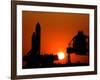 The Space Shuttle Discovery Nears the End of a Six Hour Journey from the Vehicle Assembly Building-null-Framed Photographic Print