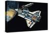 The Space Shuttle-Wilf Hardy-Stretched Canvas