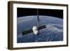 The Spacex Dragon Cargo Craft Prior to Being Released by the Canadarm2 Robotic Arm-null-Framed Photographic Print