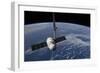 The Spacex Dragon Cargo Craft Prior to Being Released by the Canadarm2 Robotic Arm-null-Framed Photographic Print