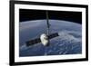 The Spacex Dragon Cargo Craft Prior to Being Released by the Canadarm2 Robotic Arm-null-Framed Photographic Print