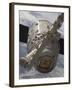 The SpaceX Dragon Commercial Cargo Craft During Grappling Operations with Canadarm2-Stocktrek Images-Framed Photographic Print