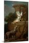 The Spaniel, 1730-Jean-Baptiste Simeon Chardin-Mounted Giclee Print