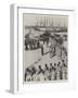 The Spanish-American Crisis, Spanish Troops Embarking at Barcelona for Cuba-Amedee Forestier-Framed Giclee Print