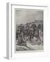 The Spanish-American Crisis, Types of the United States Army in Campaigning Uniform-Richard Caton Woodville II-Framed Giclee Print