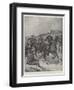 The Spanish-American Crisis, Types of the United States Army in Campaigning Uniform-Richard Caton Woodville II-Framed Giclee Print