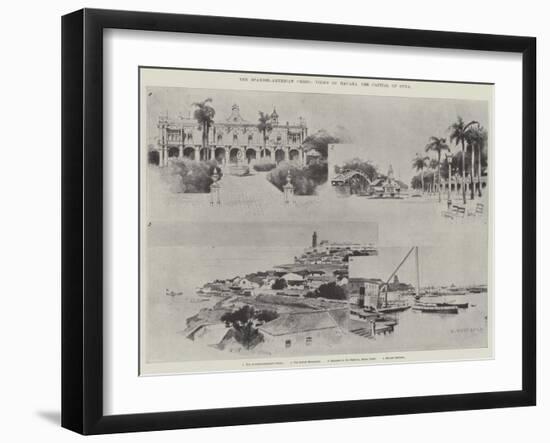 The Spanish-American Crisis, Views of Havana, the Capital of Cuba-Charles Auguste Loye-Framed Giclee Print