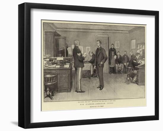 The Spanish-American Crisis-Henry Marriott Paget-Framed Giclee Print