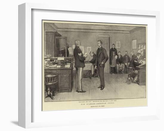 The Spanish-American Crisis-Henry Marriott Paget-Framed Giclee Print