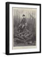 The Spanish-American War, a Halt in the Cuban Wilderness-Henry Charles Seppings Wright-Framed Giclee Print