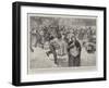 The Spanish-American War, Distributing Food to the Starving Poor at Santa Cristina, Madrid-Frank Craig-Framed Giclee Print